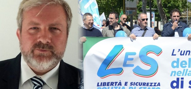 Anche i poliziotti di LeS in piazza contro il Governo