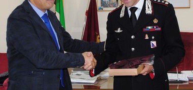Visita del Tenente Colonnello ISSMI Piero Sutera alla Questura di Cosenza