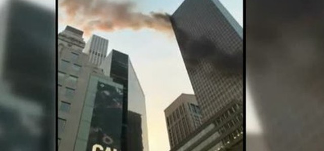Incendio alla Trump Tower a New York