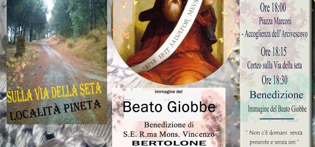 L'immagine del Beato Giobbe benedetta da Mons. Vincenzo Bertolone