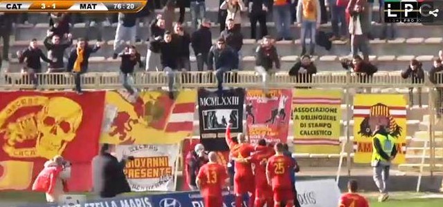 Catanzaro-Matera 3-1, la videosintesi