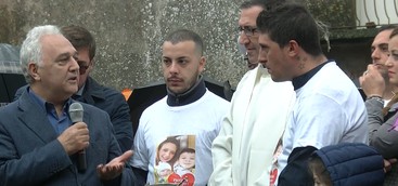 Curinga - Sotto un cielo carico di pioggia Tre alberi in ricordo di Stefania, Cristian e Nicolò