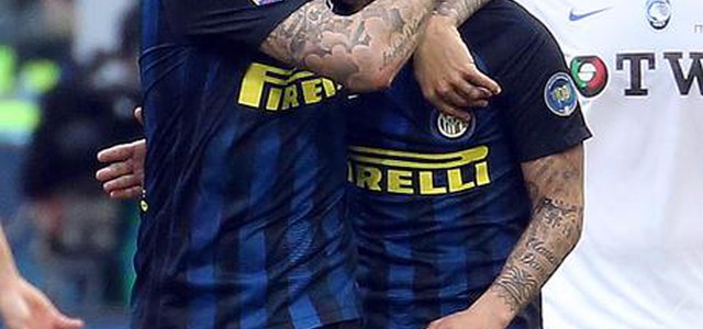 Inter Atalanta 7-1, triplette Icardi e Banega. Napoli Crotone 3-0