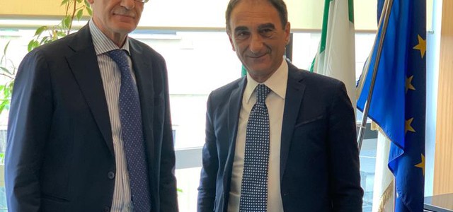 ABRAMO HA RICEVUTO IL NUOVO PRESIDENTE DEL TAR CALABRIA GIANCARLO PENNETTI
