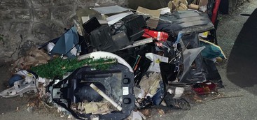 Stefano Veraldi: "L’eterna discarica in Via De Riso. Altro che differenziata!" (FOTO)