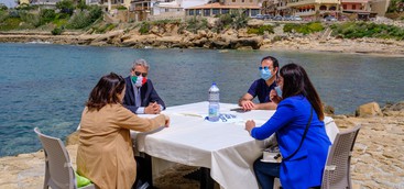 Pietropaolo (FDI) a Le Castella per la manifestazione a sostegno delle imprese del comparto turistico