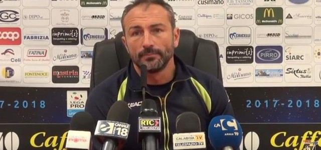 Catanzaro-Rende 0-1, Dionigi: "Commentare la partita persa è assurdo" (VIDEO)