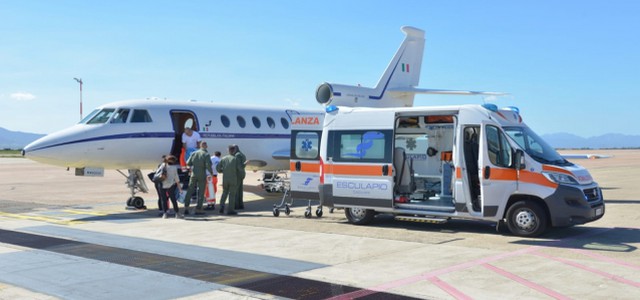 Aeronautica Militare, trasporto sanitario d'urgenza per salvare bambina di 10 anni