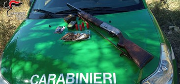 Caccia illegale, sequestrato fucile ad un cacciatore (FOTO)