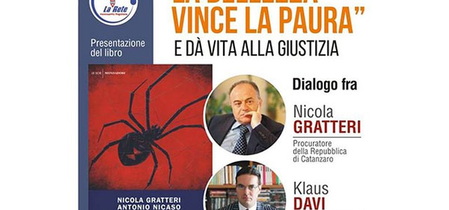 Il 21 marzo presentazione del nuovo libro di Nicola Gratteri