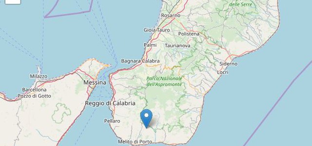 Lieve scossa di terremoto nel Reggino