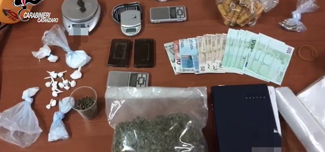 Spaccio di droga nel Catanzarese, sette misure cautelari