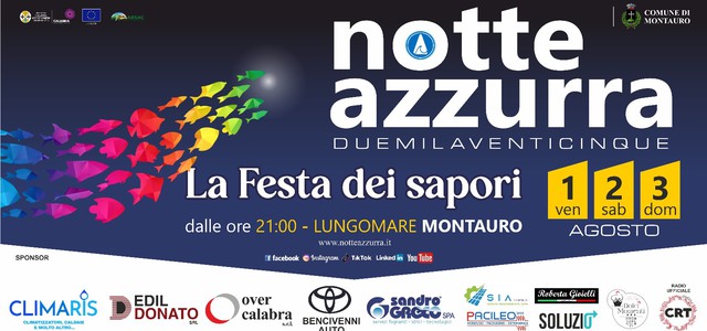 MONTAURO, TORNA NOTTE AZZURRA