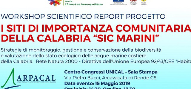 Workshop in UNICAL su progetto SIC Calabria