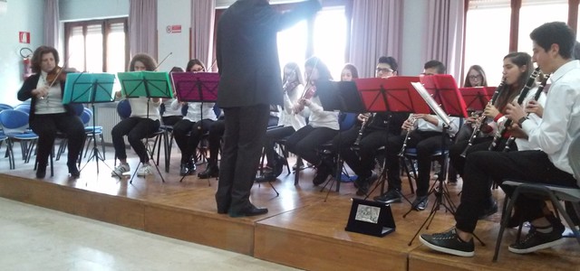 L’orchestra dell’I.C. Mater Domini alla Festa dei Popoli