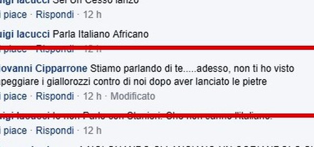 "Il sig. Cipparrone, consigliere comunale di Cosenza, tra le poche note stonate di un bel derby"