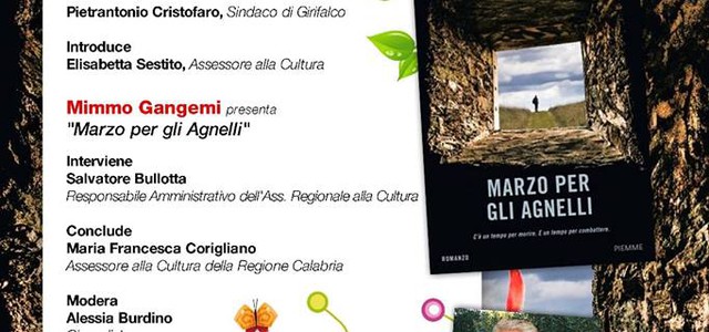 L'11 aprile parte la rassegna "Letture di Primavera" a Girifalco