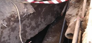 Frana strada a Vibo, sgomberato immobile