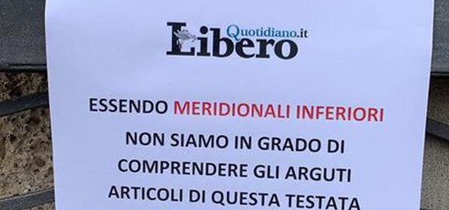Edicole calabresi non vendono più "Libero"