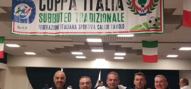 Seconda partecipazione alla Coppa Italia dell'Us Catanzaro Subbuteo 