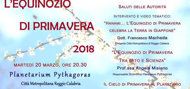 Equinozio di primavera al Planetario 