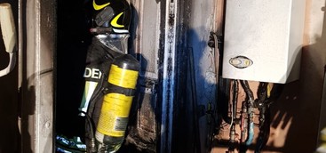Incendio in un'abitazione a Lamezia Terme