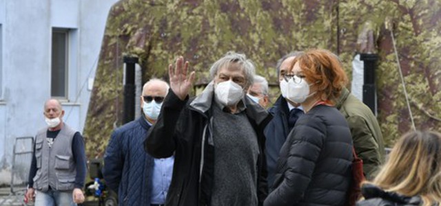 Gino Strada, primo sopralluogo Ospedale da campo