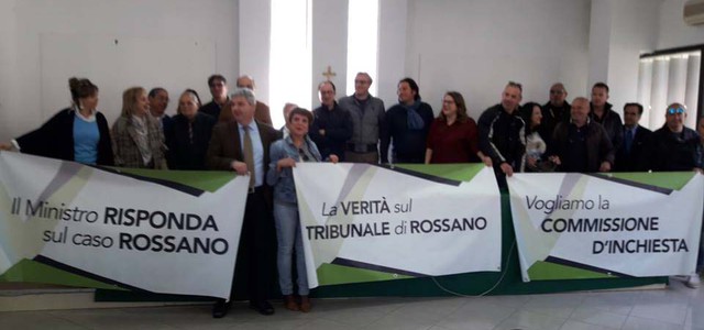 EX TRIBUNALE ROSSANO, FISSATA DATA DELLA PROTESTA A ROMA 