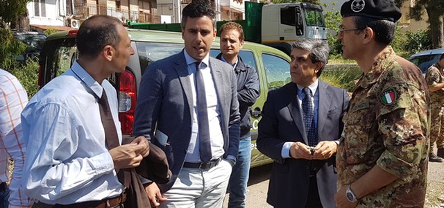 Avviata la bonifica della ex Polveriera: oggi il sopralluogo dei rappresentanti dell'Amministrazione