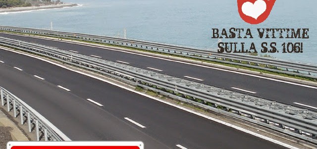 Basta Vittime sulla S.S. 106: "Vogliamo la verità sull'avvio dell'opera"