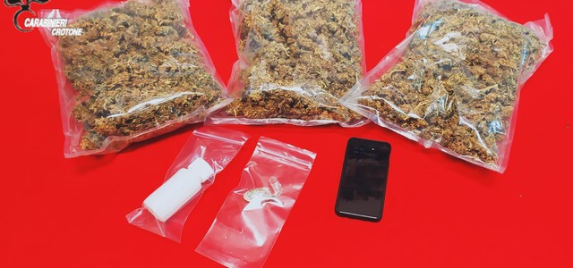 Caccuri (KR) – Sorpreso a detenere sostanza stupefacente ai fini di spaccio: arrestato.