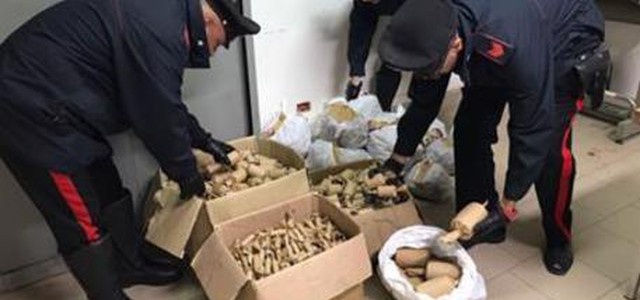 Sequestrato un quintale di materiale pirotecnico