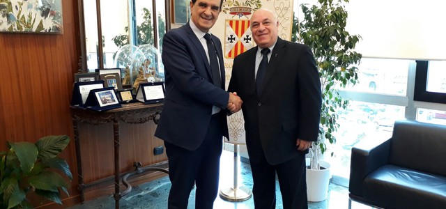 Il direttore dell’Accademia di Belle Arti in visita di cortesia dal presidente della Provincia