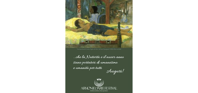 Armonie d'Arte Festival, gli auguri e i ringraziamenti di Chiara Giordano