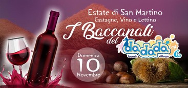 AL DADADA SI FESTEGGIA L’ESTATE DI SAN MARTINO: DOMENICA 10 NOVEMBRE CASTAGNE, VINO E LETTINO!