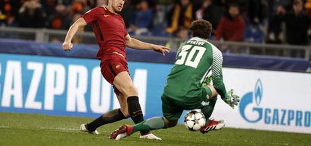 Roma Shakhtar 1-0, giallorossi volano ai quarti di Champions sulle ali di Dzeko