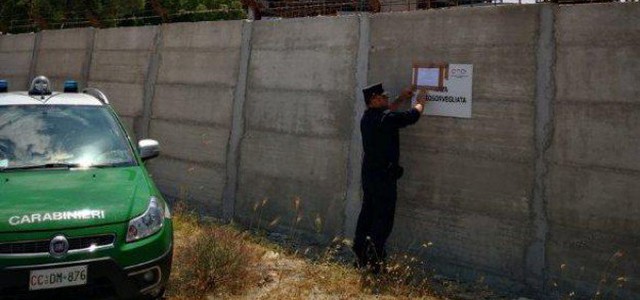 Sequestrato muro abusivo dell'Enel