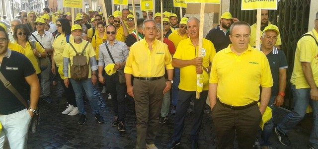Coldiretti Calabria a Roma per fermare il trattato di libero scambio con il Canada