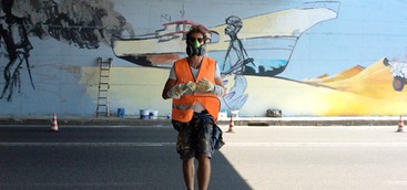 Nuova opera muraria dell'artista catanzarese Smoe