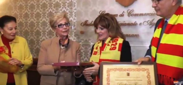 Barbara Ferri ambasciatrice giallorossa in Canada (VIDEO)