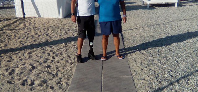 Spiaggia a misura di disabile, l’iniziativa di Cervello e la sfida di Chiarelli  