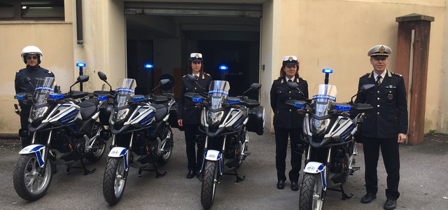 Consegnate quattro nuove moto alla Polizia locale