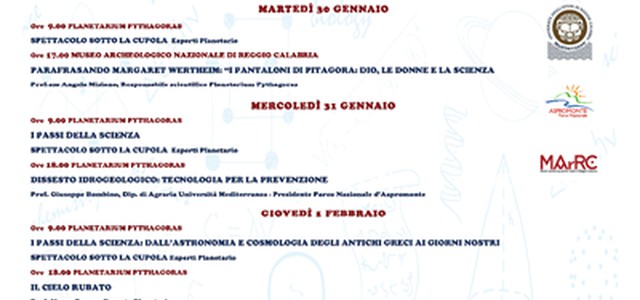 XXVII settimana nazionale della cultura scientifica e tecnologica