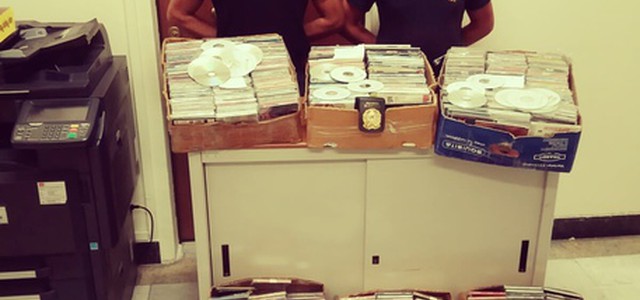 Gdf sequestra mille cd contraffatti
