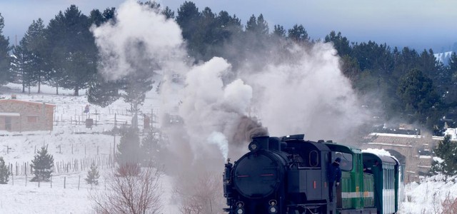Treno della Sila fermo e storica locomotiva senza revisione al centenario della sua costruzione