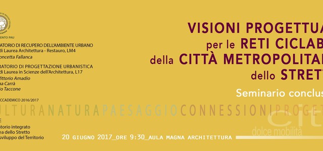 Alla Mediterranea il seminario Visioni progettuali per le reti ciclabili della Città Metropolitana