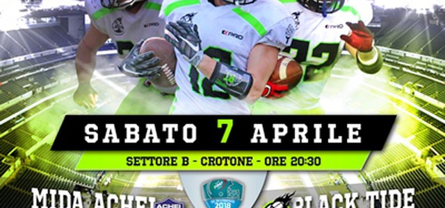 Football Americano: il derby del sabato sera per i Black Tide Catanzaro 