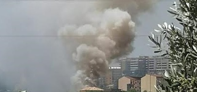 Flash : Vasto incendio a Catanzaro (Foto e Video)