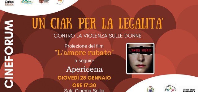 "Un ciak per la legalità": a Sellia il cineforum contro la violenza sulle donne