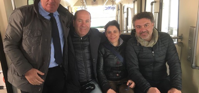 Fun day! Consolante, Battaglia e Costanzo si congratulano con il presidente Amc Bruno
